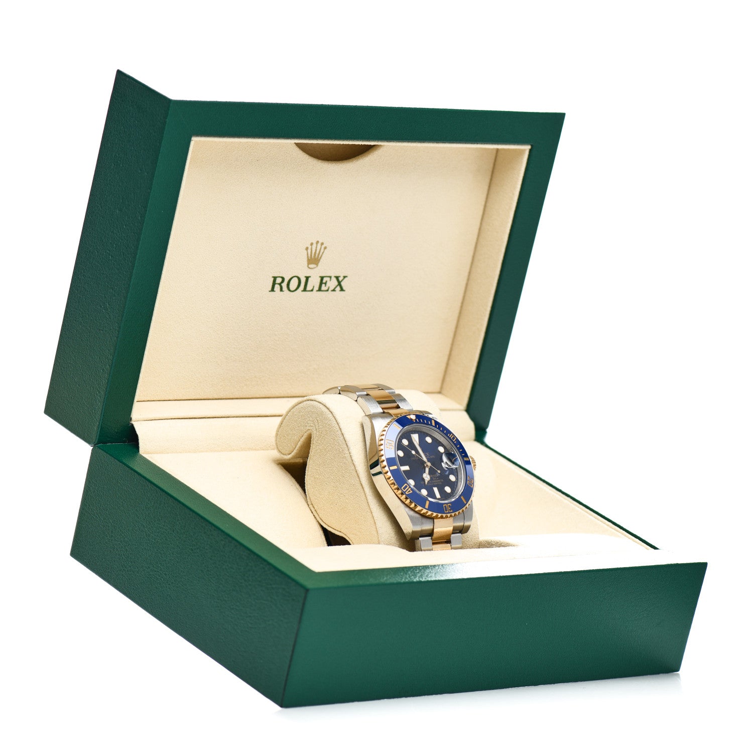 Rolex Stainless Steel 18K Yellow Gold 40mm Submariner Date Watch Royal Blue 116613LB 5 of 5