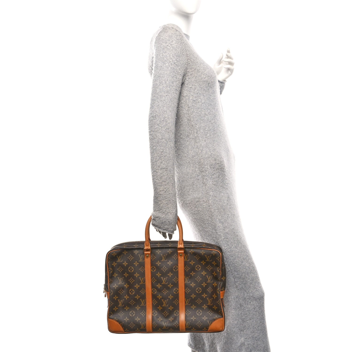 Louis Vuitton Monogram Porte-Documents Voyage Briefcase 2 of 11