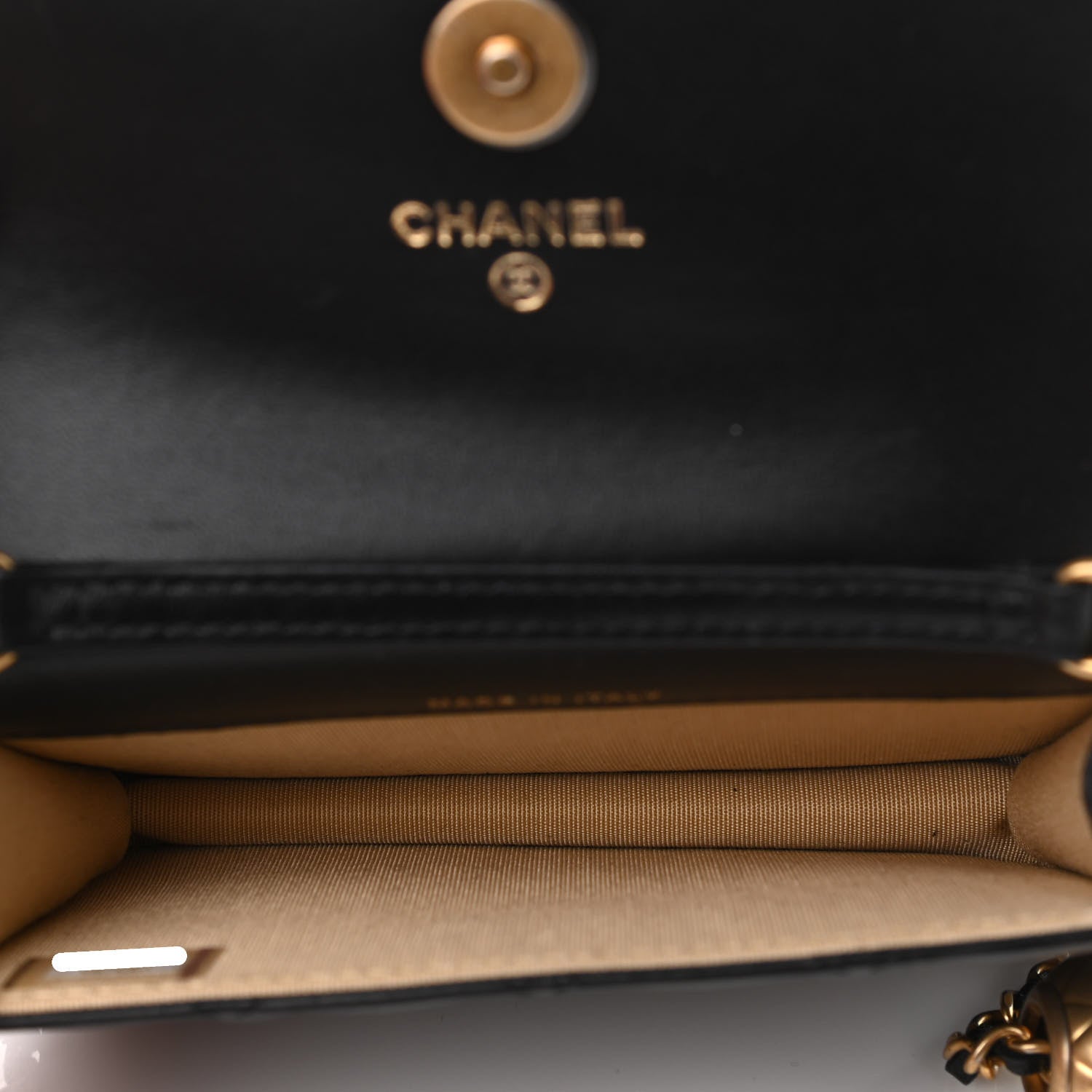 Chanel Lambskin Quilted Pearl Crush Flap With Chain Black 5 of 13