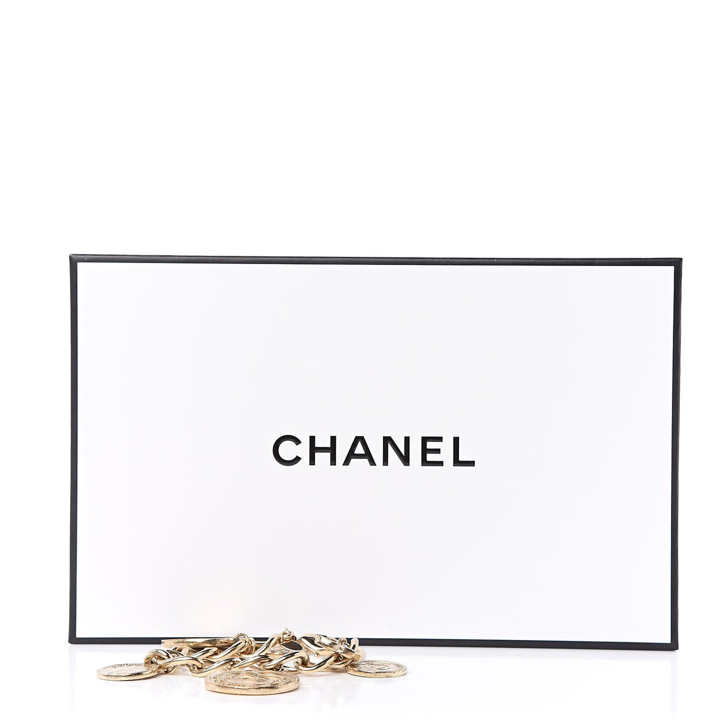 Medallion Charm Bracelet Gold