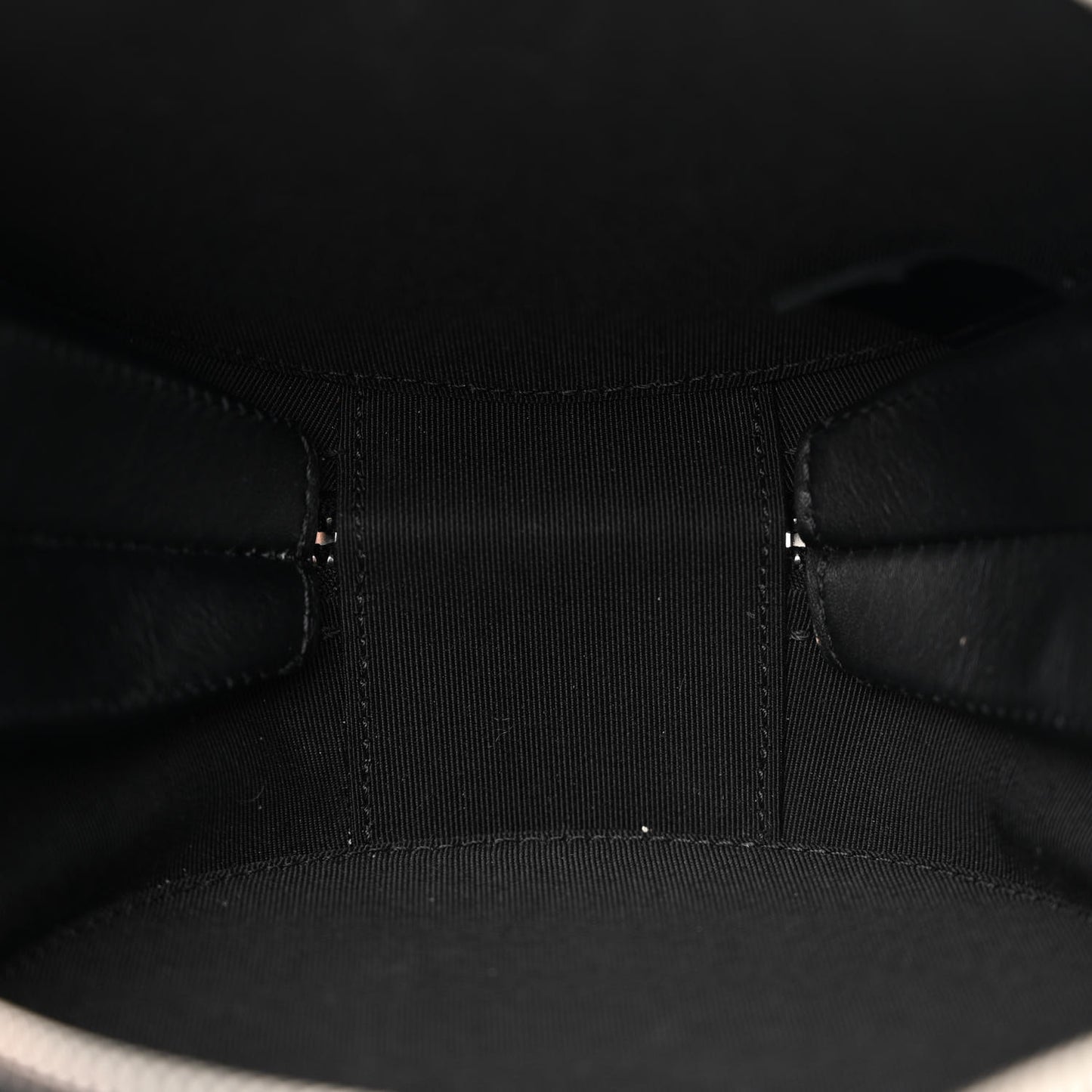 Patent Round As Earth Evening Bag Black