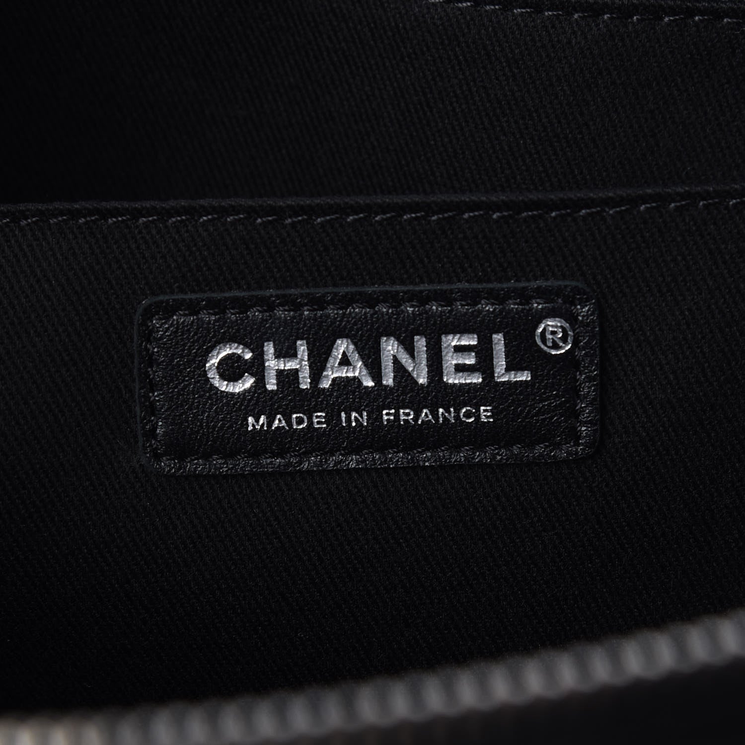 Chanel Grained Vegetal Calfskin Urban Shopping Tote Black 9 of 10
