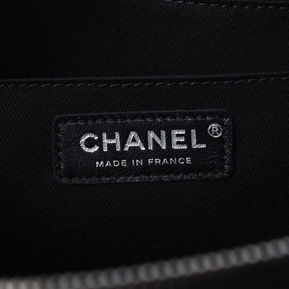 Chanel Grained Vegetal Calfskin Urban Shopping Tote Black 9 of 10