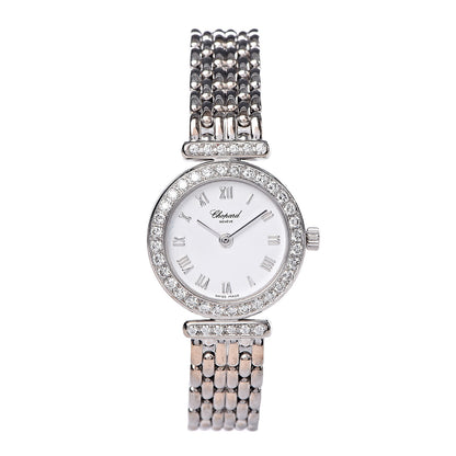 Chopard 18K White Gold Diamond Bezel 20mm Classique Quartz Watch 1 of 7