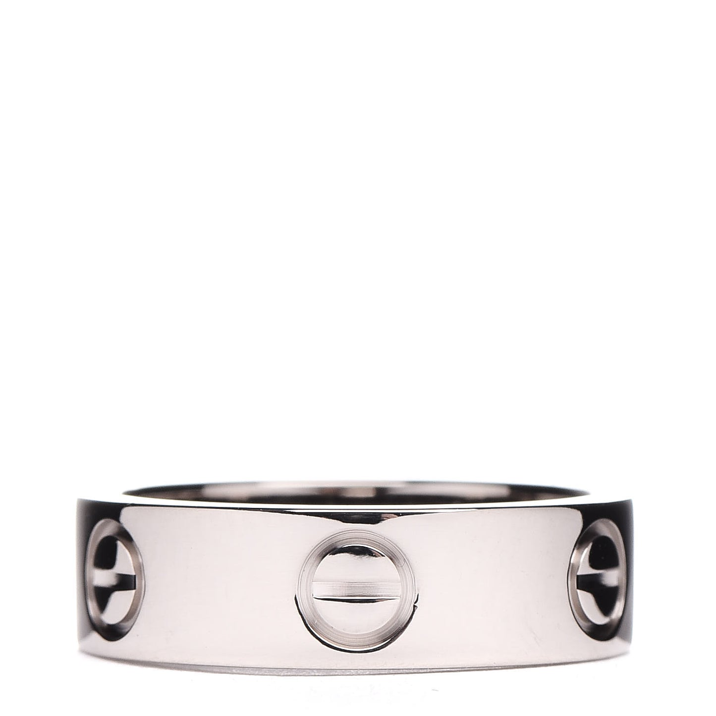 18K White Gold 5.5mm LOVE Ring 51 5.75