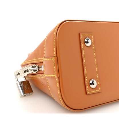 Louis Vuitton Epi Jacquard Alma BB Honey Gold 8 of 9