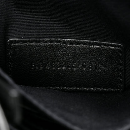 Saint Laurent Calfskin Y Quilted Monogram Loulou Flap Bag Black 7 of 13