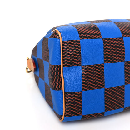 Louis Vuitton Damier Pop Speedy Bandouliere 25 Blue 7 of 8