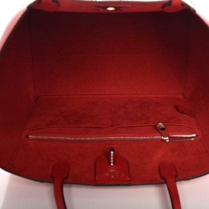 Louis Vuitton Calfskin Lockme Cabas Rubis 5 of 8