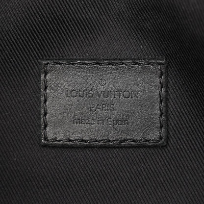 Louis Vuitton Calfskin Monogram Shadow Discovery Bumbag Black 6 of 14