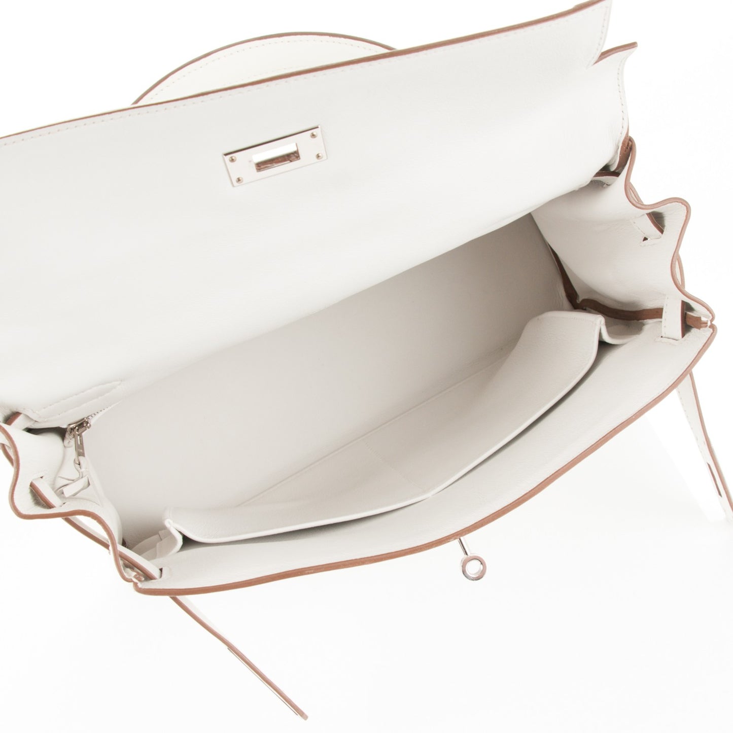 Togo Swift Ghillies Kelly 32 White Gris Perle