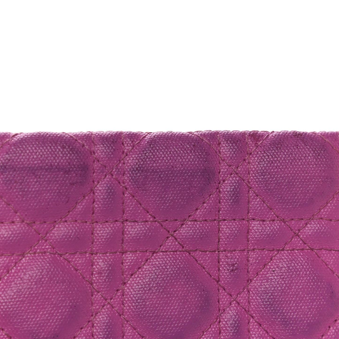 Coated Canvas Cannage Panarea Pouch Purple