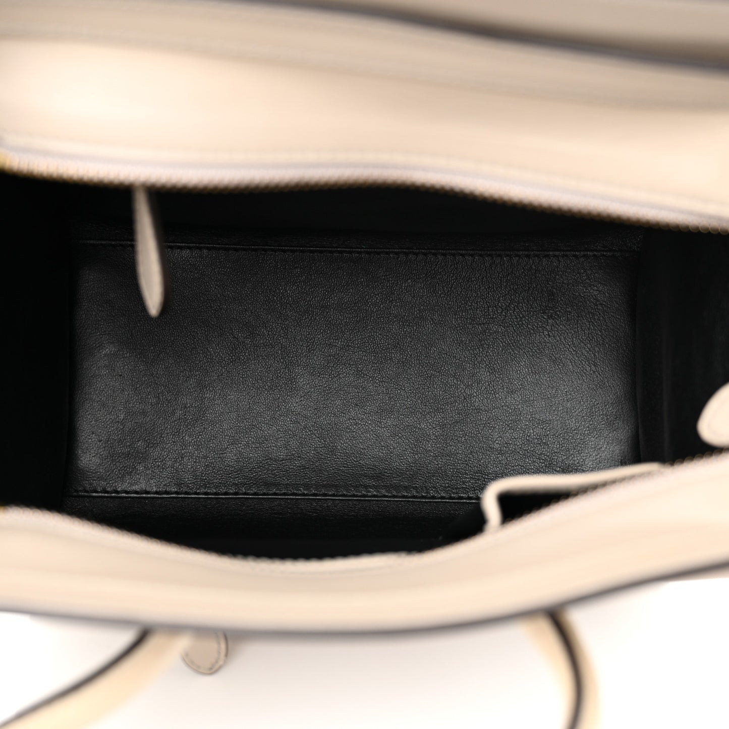 Python Smooth Calfskin Micro Luggage Pearl