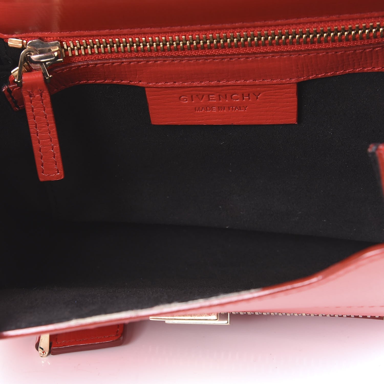 Givenchy Textured Calfskin Mini Pandora Box Crossbody Bag Red 4 of 9