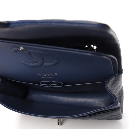 Chanel Caviar Quilted Medium Double Flap Navy 5 of 11