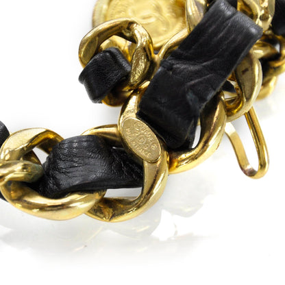 Chanel Leather Chain CC Coin Belt Gold 5 of 6
