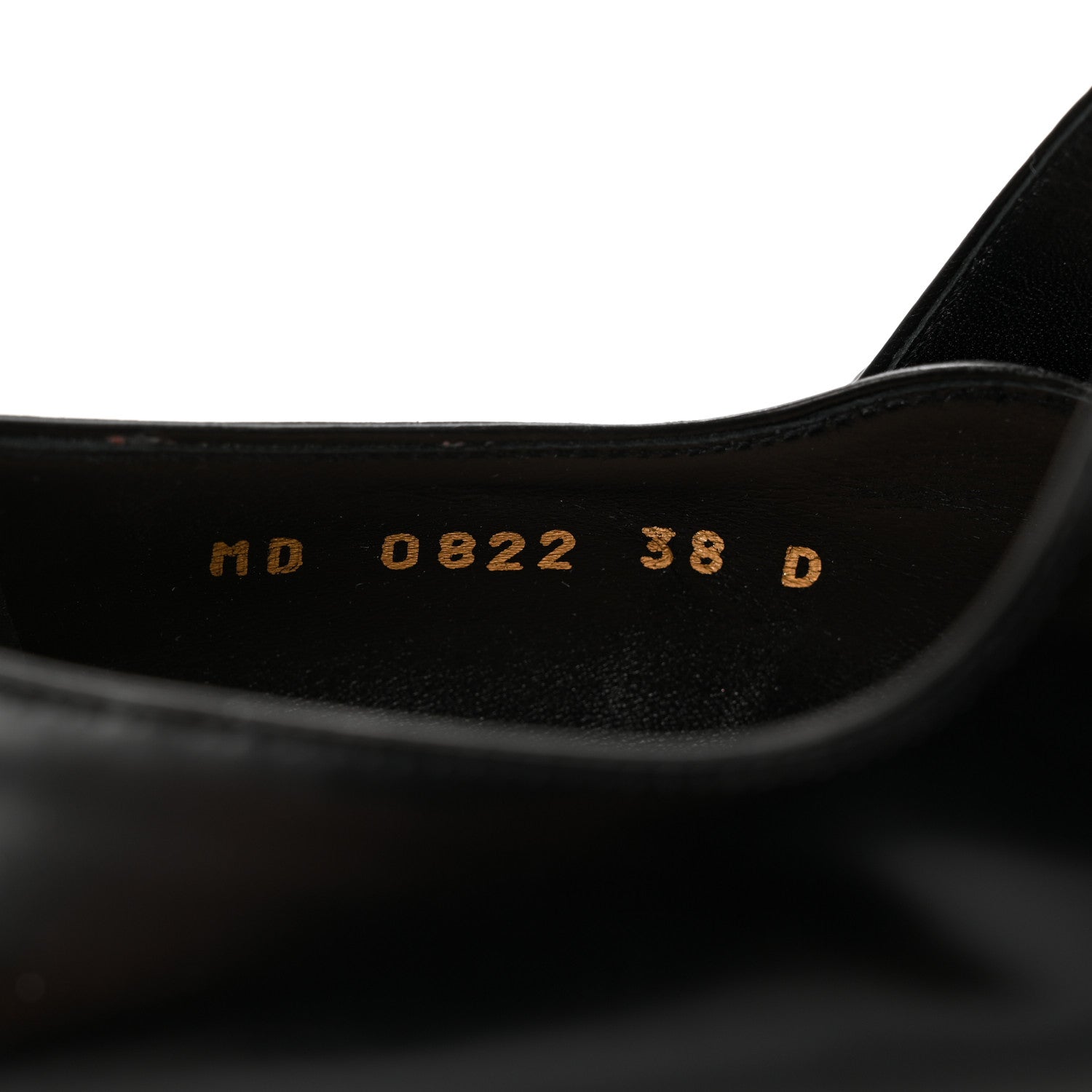 Christian Dior Brushed Calfskin Uniform 30mm Pumps 38 Black 6 of 8