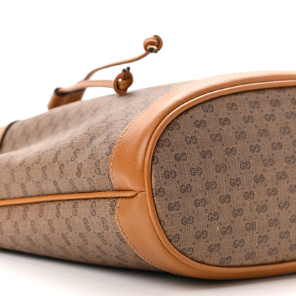 Gucci X DISNEY Mini Vintage GG Supreme Monogram Bucket Bag Beige Vintage Sun Oil 8 of 18