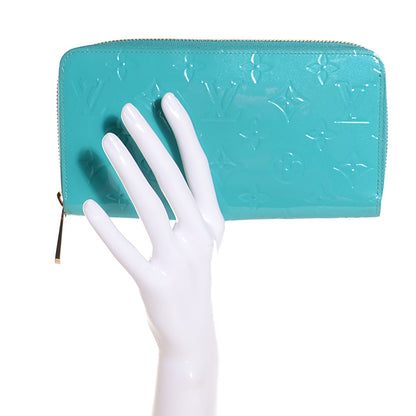 Louis Vuitton Vernis Zippy Wallet Turquoise 2 of 8