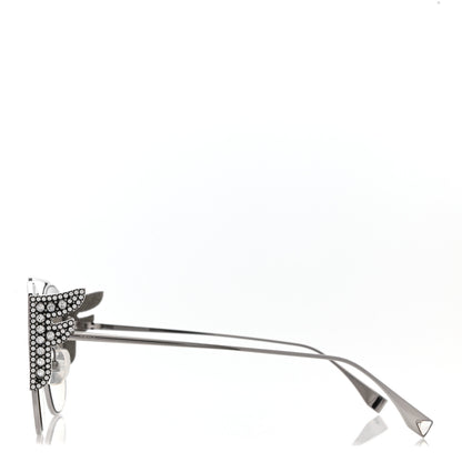 Fendi Crystal Freedom Sunglasses 0380G/S Silver 3 of 7