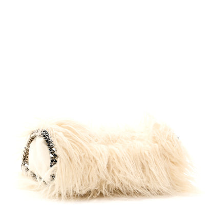 Stella McCartney Eco Fur Mini Falabella Tote Ivory 4 of 9