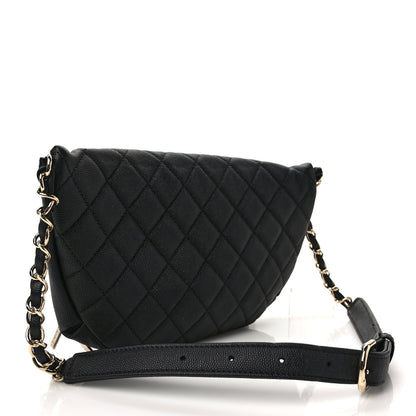 Chanel Caviar Quilted Business Affinity Waist Belt Bag Black 3 of 10