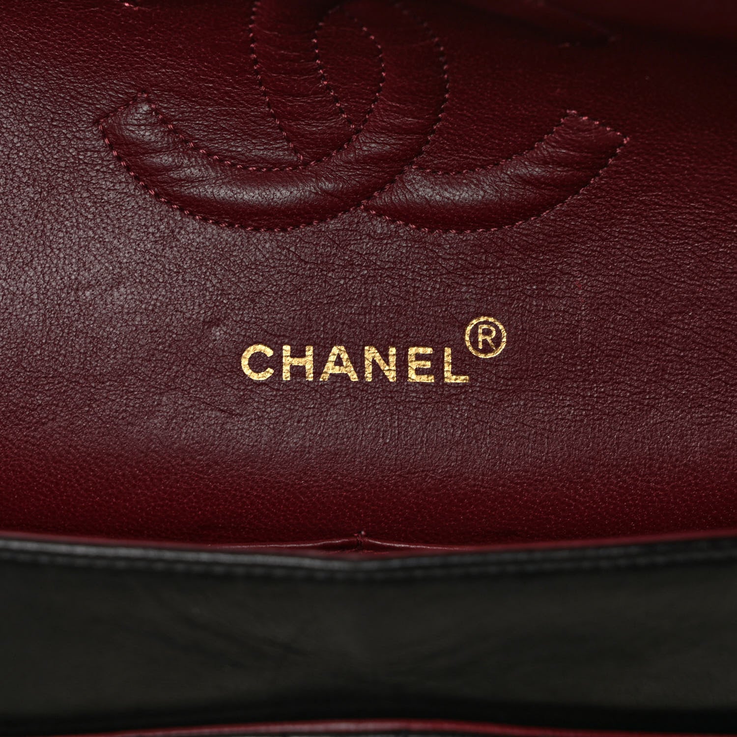 Chanel Lambskin Quilted Medium Double Flap Black 6 of 12