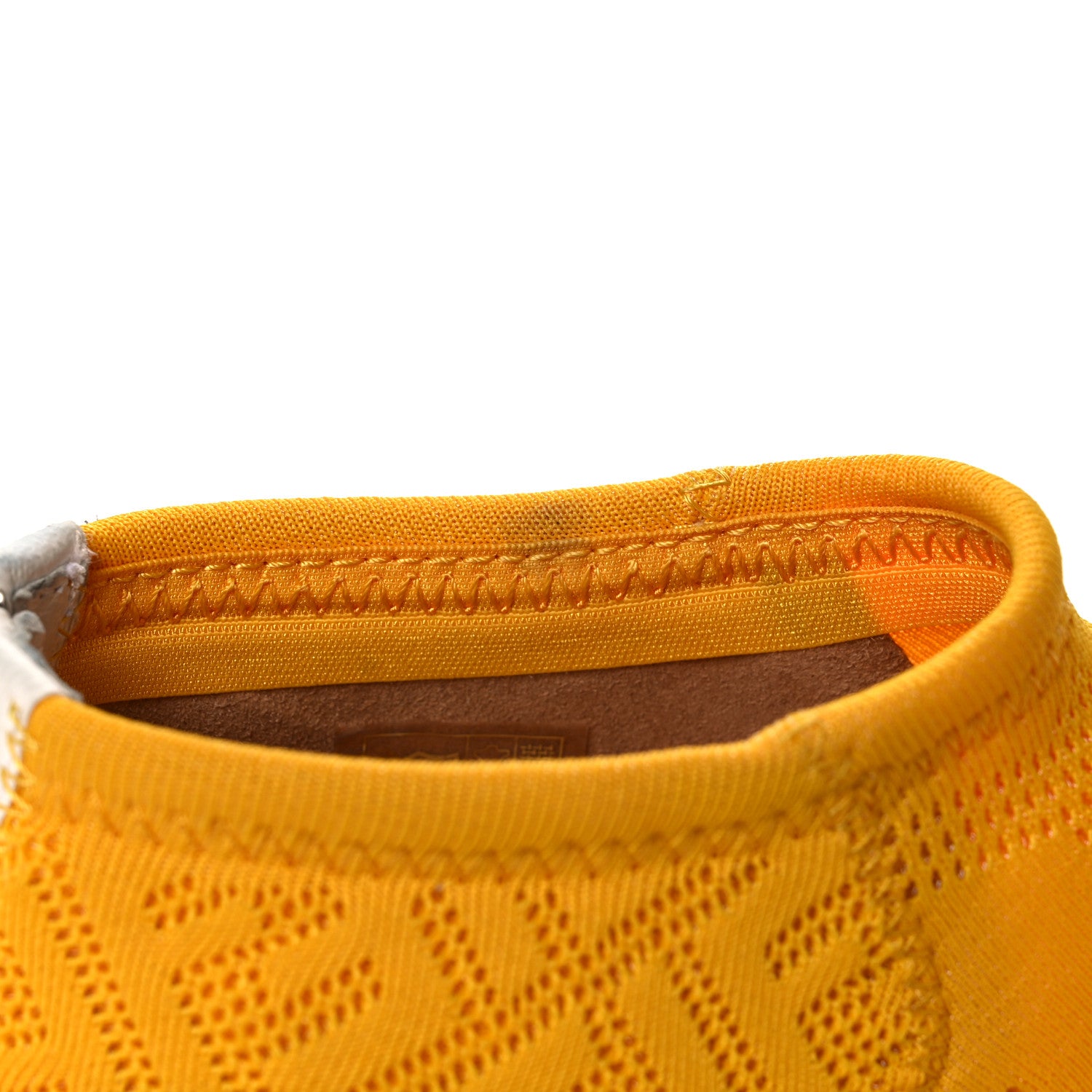 Fendi Technical 3D Mesh Womens FFluid Zip Up Sneakers 37 Reggae Corn White 14 of 16