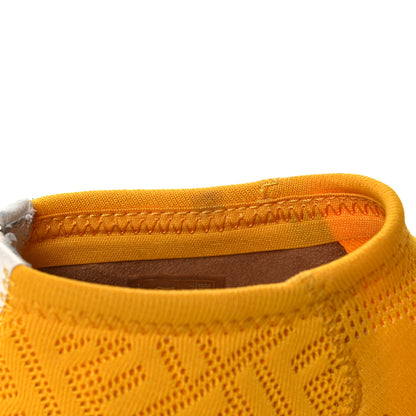 Fendi Technical 3D Mesh Womens FFluid Zip Up Sneakers 37 Reggae Corn White 14 of 16