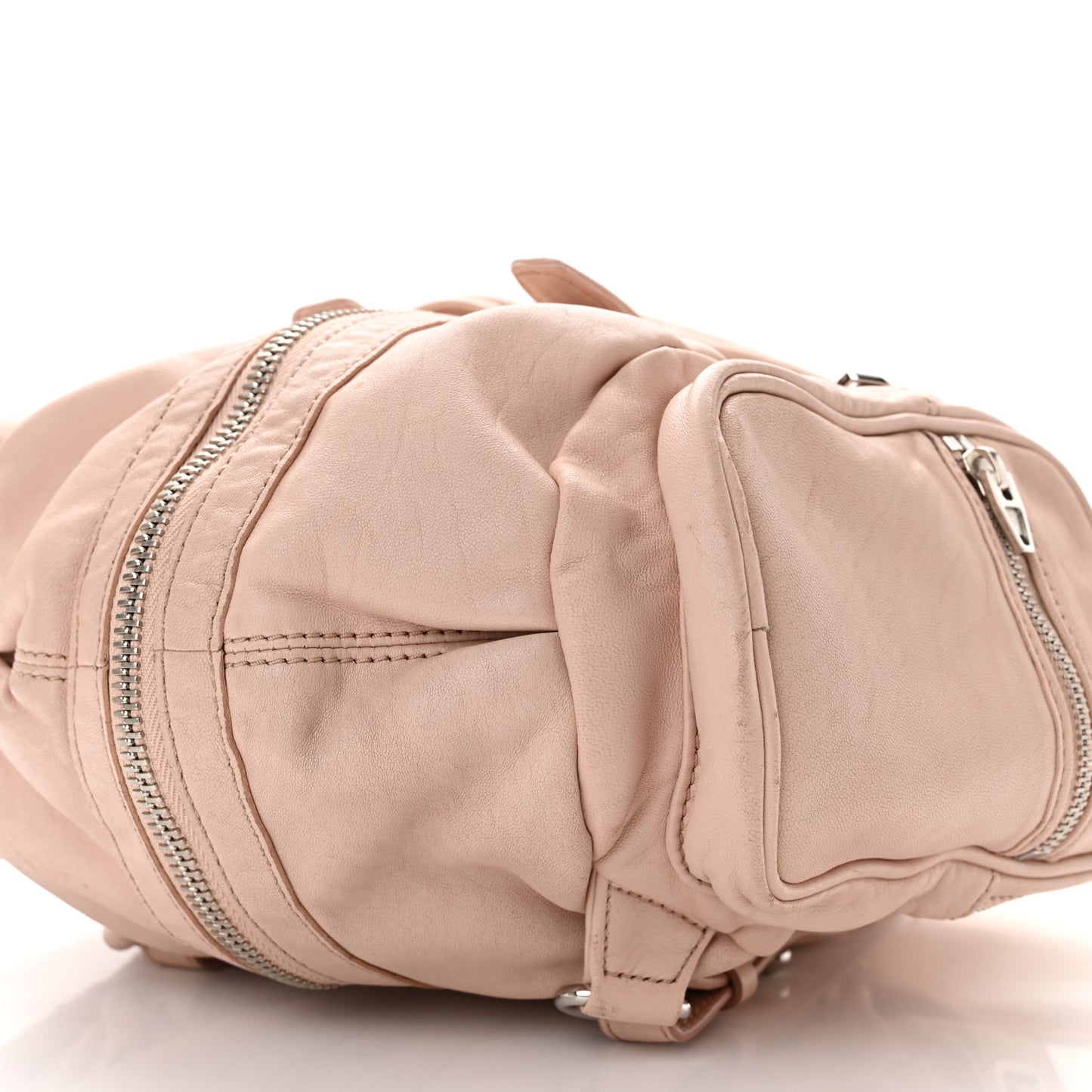 Lambskin Marti Backpack Bag Washed Pink Rhodium Hardware