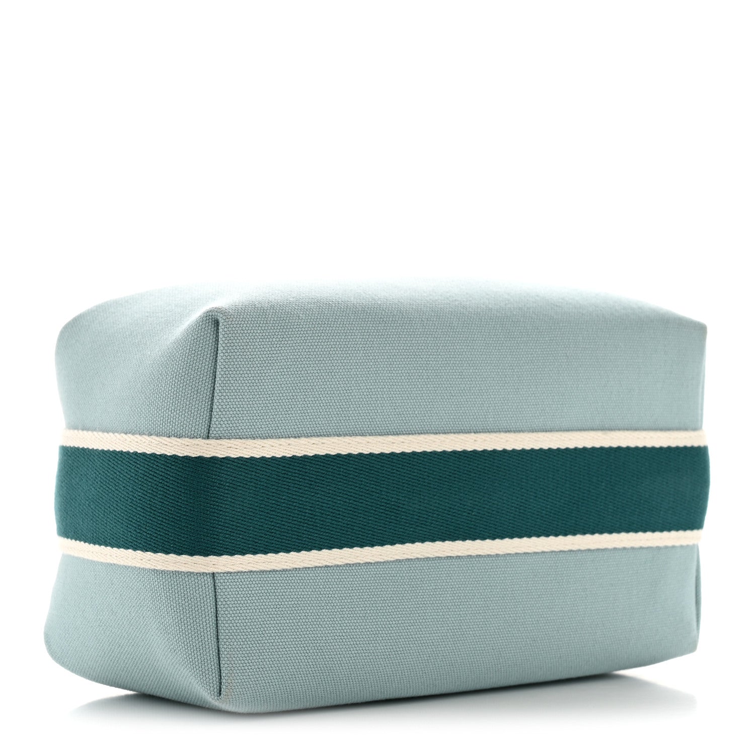 Hermes Canvas Small Bride-A-Brac Pouch Eucalyptus 4 of 8