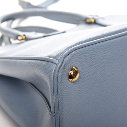 Prada Saffiano Small Galleria Double Zip Tote Astrale 16 of 17