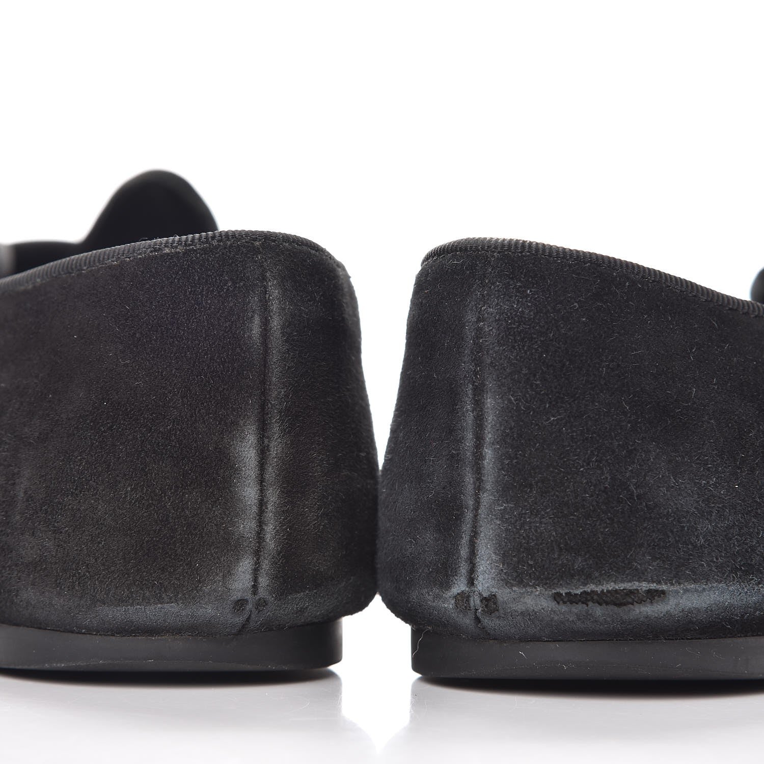 Marc Jacobs MARC By Suede Neville Dog Loafers 38.5 Black 13 of 17