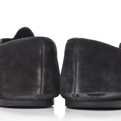 Marc Jacobs MARC By Suede Neville Dog Loafers 38.5 Black 13 of 17
