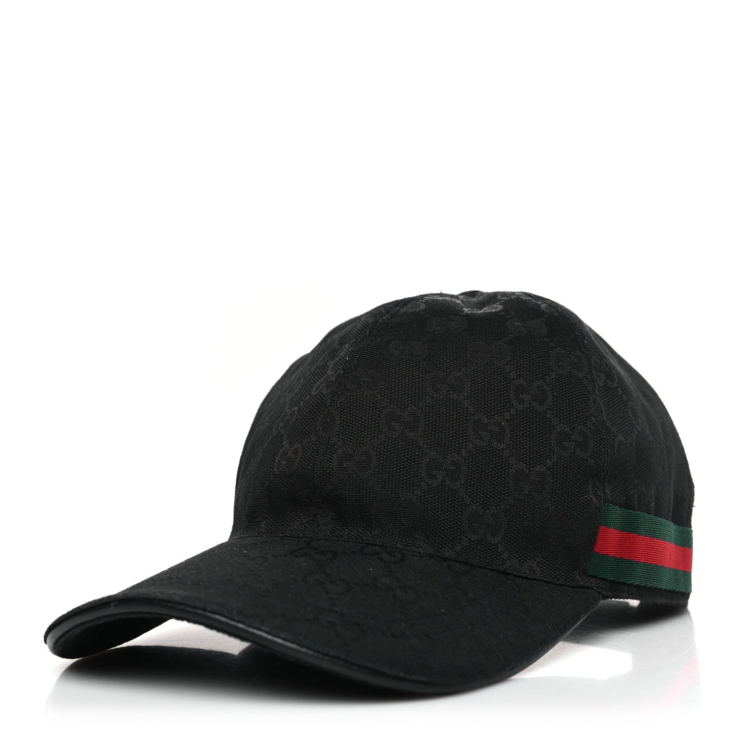 Gucci Monogram Web Baseball Hat L Black 1 of 8