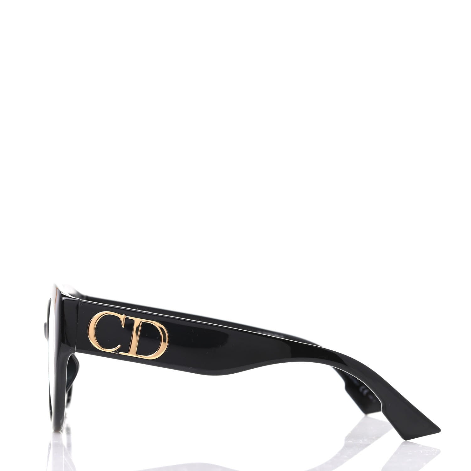 Christian Dior Acetate DDiorF Cat Eye Sunglasses Black 3 of 7