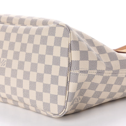 Louis Vuitton Damier Azur Neo Neverfull MM Rose Ballerine 7 of 11