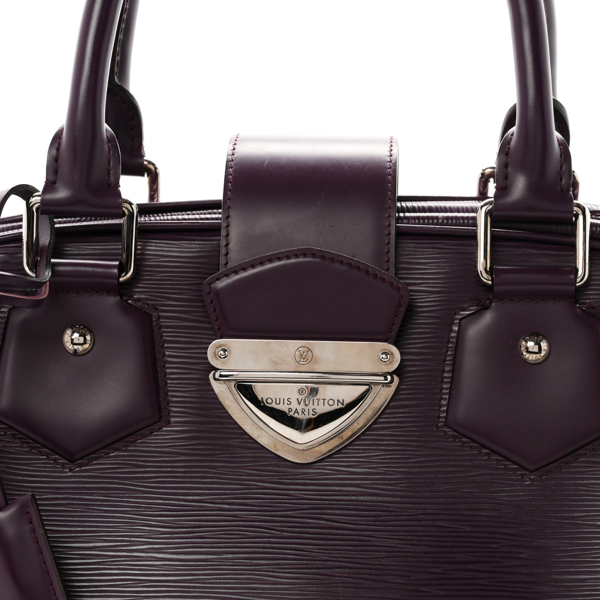 Louis Vuitton Epi Bowling Montaigne GM Cassis 7 of 10