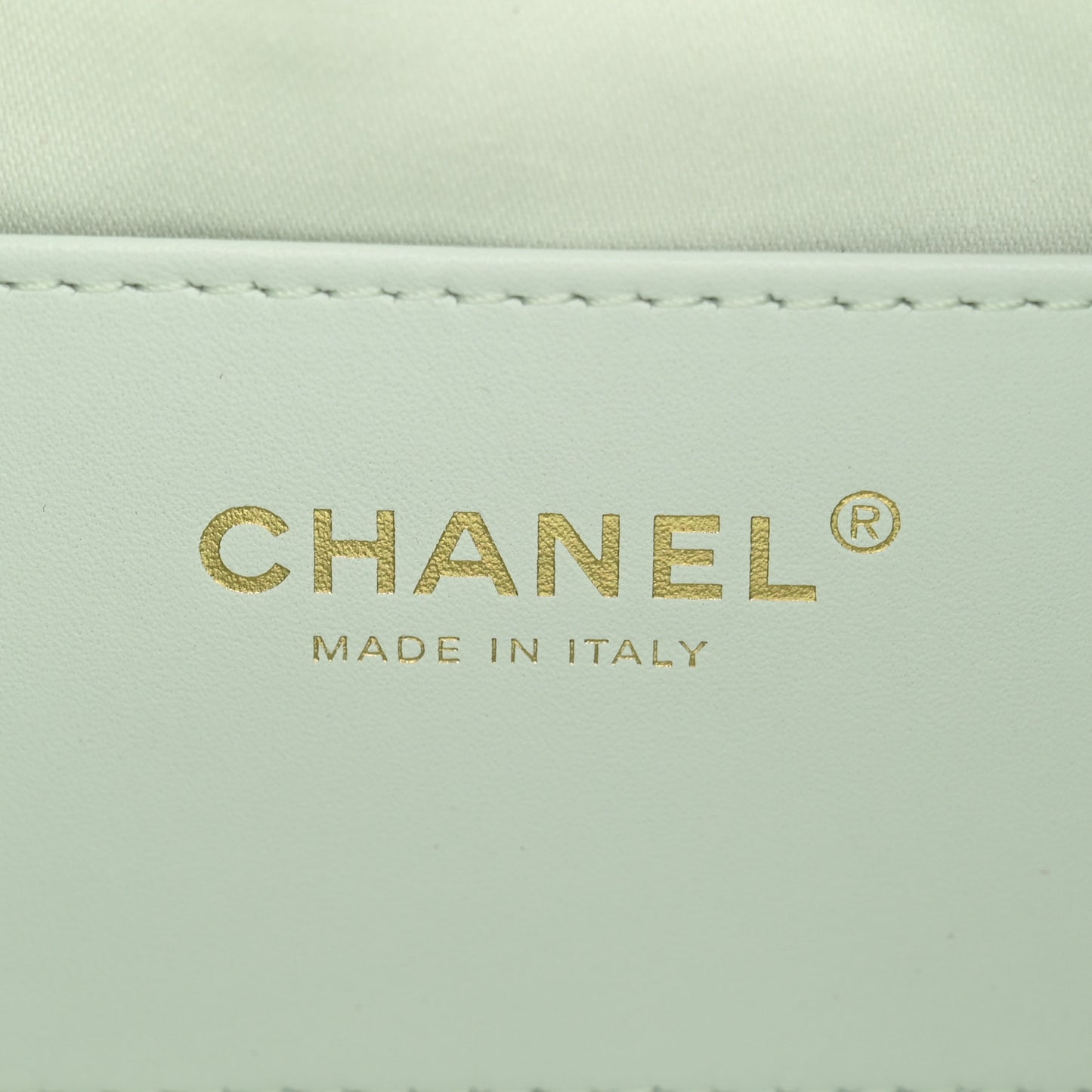 Caviar Quilted Mini Chanel 25 Handbag Light Green