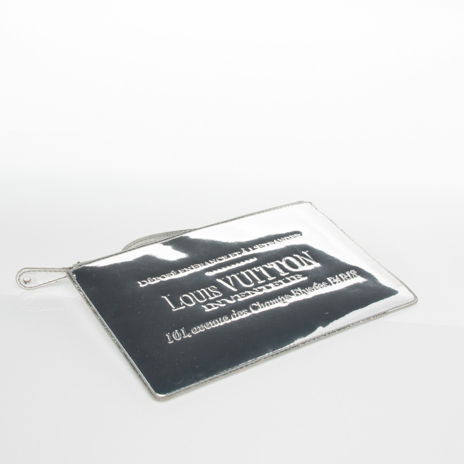 Louis Vuitton Monogram Miroir Inventeur Pochette Plat Silver 4 of 8