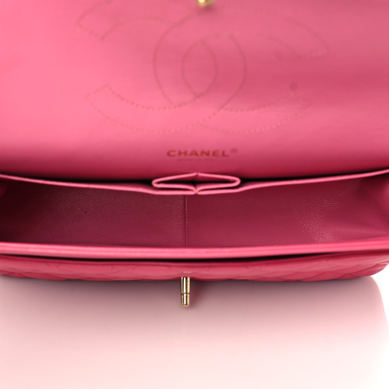 Chanel Caviar Quilted Jumbo Double Flap Pink 4 of 9