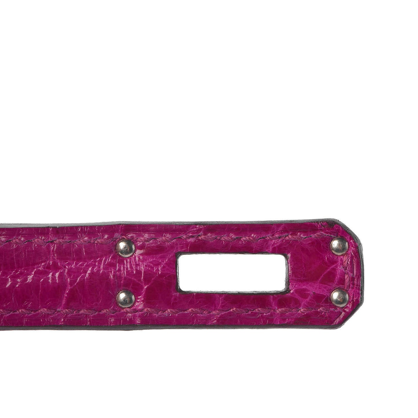 Shiny Niloticus Crocodile Birkin 25 Rose Scheherazade