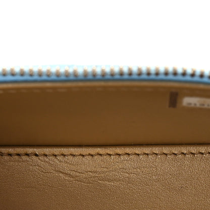 Chanel Lambskin Quilted Pearl Crush Mini Vanity Case With Chain Light Blue 5 of 11