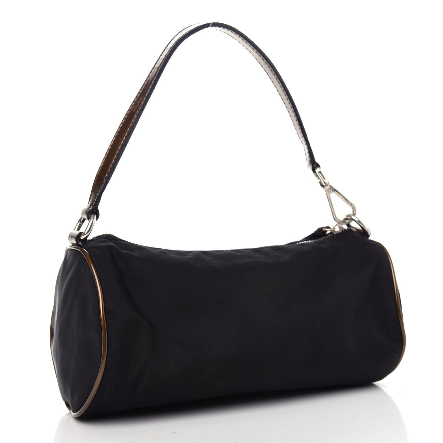 Tessuto Nylon Pochette Bag Black