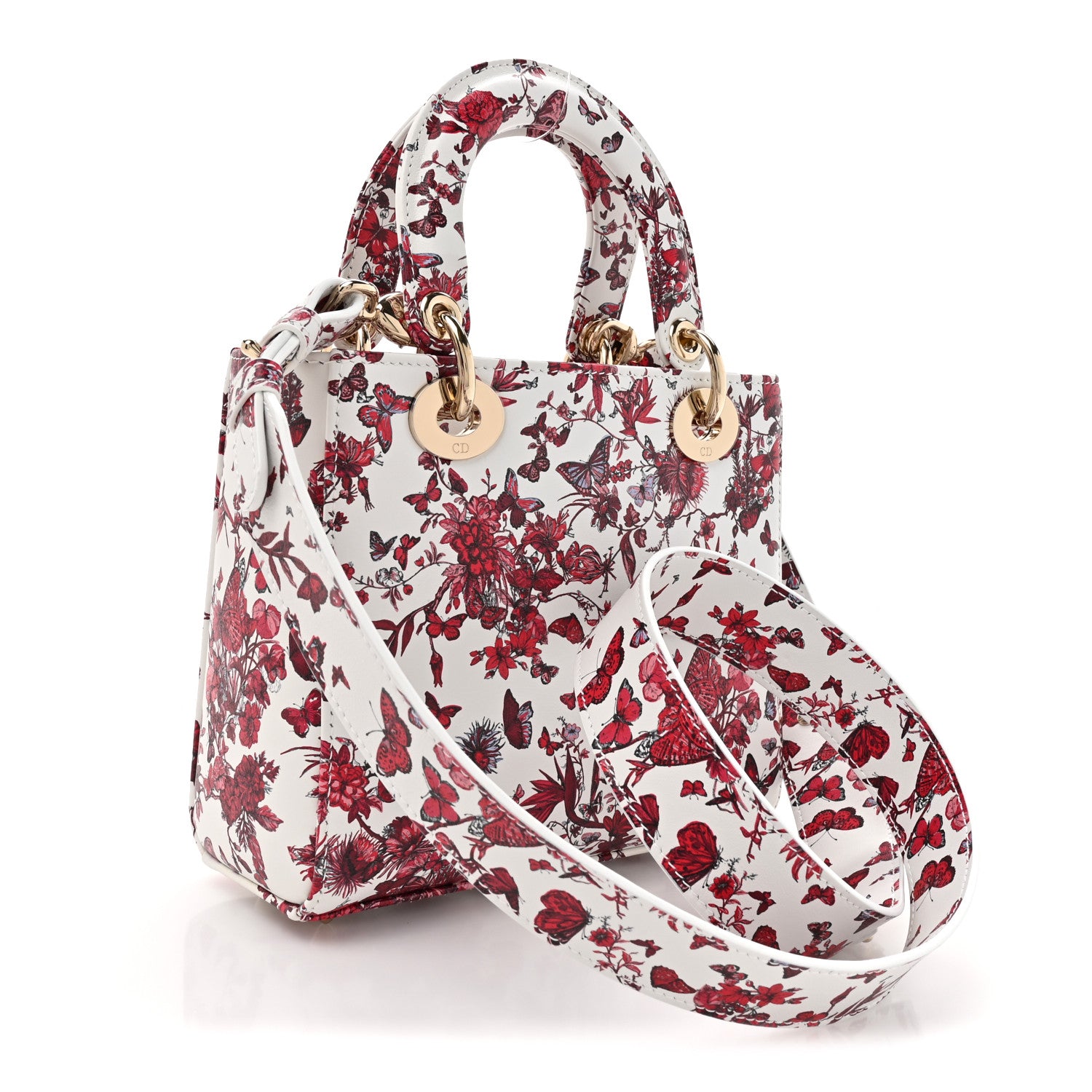 ヴィンテージ Dior パール花 ラペルピン 284 Christian Dior Calfskin Le Coeur Des Papillons Small My ABCDior