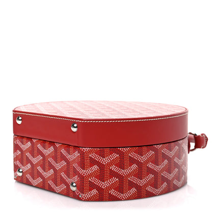 Goyard Goyardine Alto Hatbox Red 8 of 9