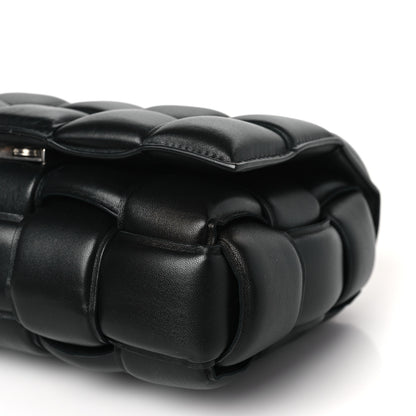 Bottega Veneta Lambskin Maxi Intreccio Padded Chain Cassette Crossbody Bag Black 9 of 9
