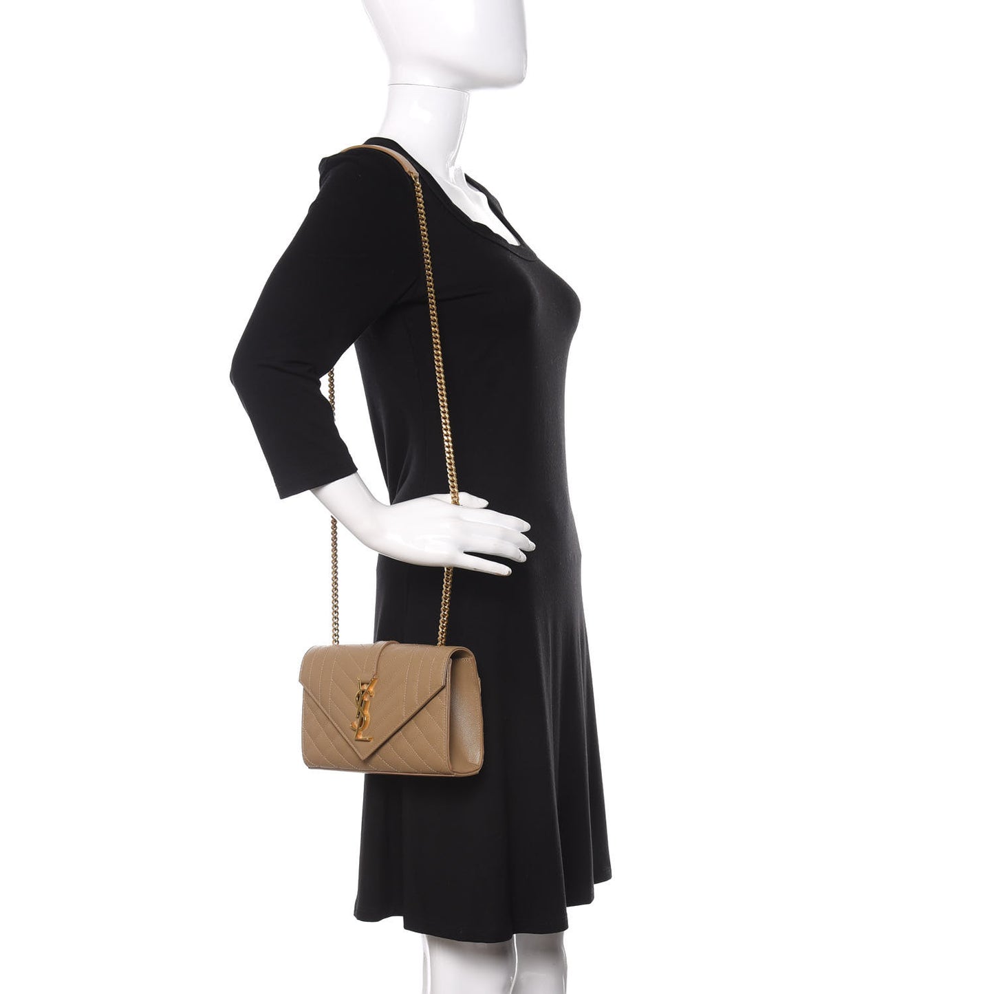 Grain De Poudre Textured Mixed Matelasse Triquilt Small Monogram Satchel Cork