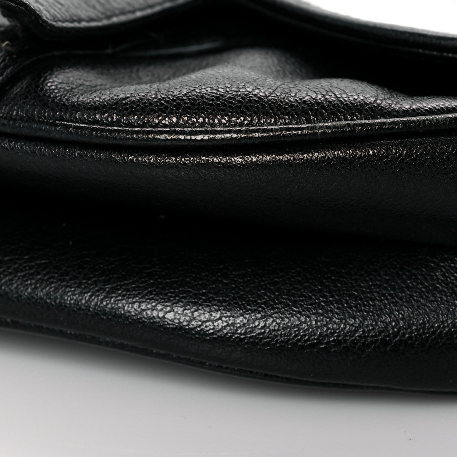 Christian Dior Calfskin Saddle Bag Black 9 of 9