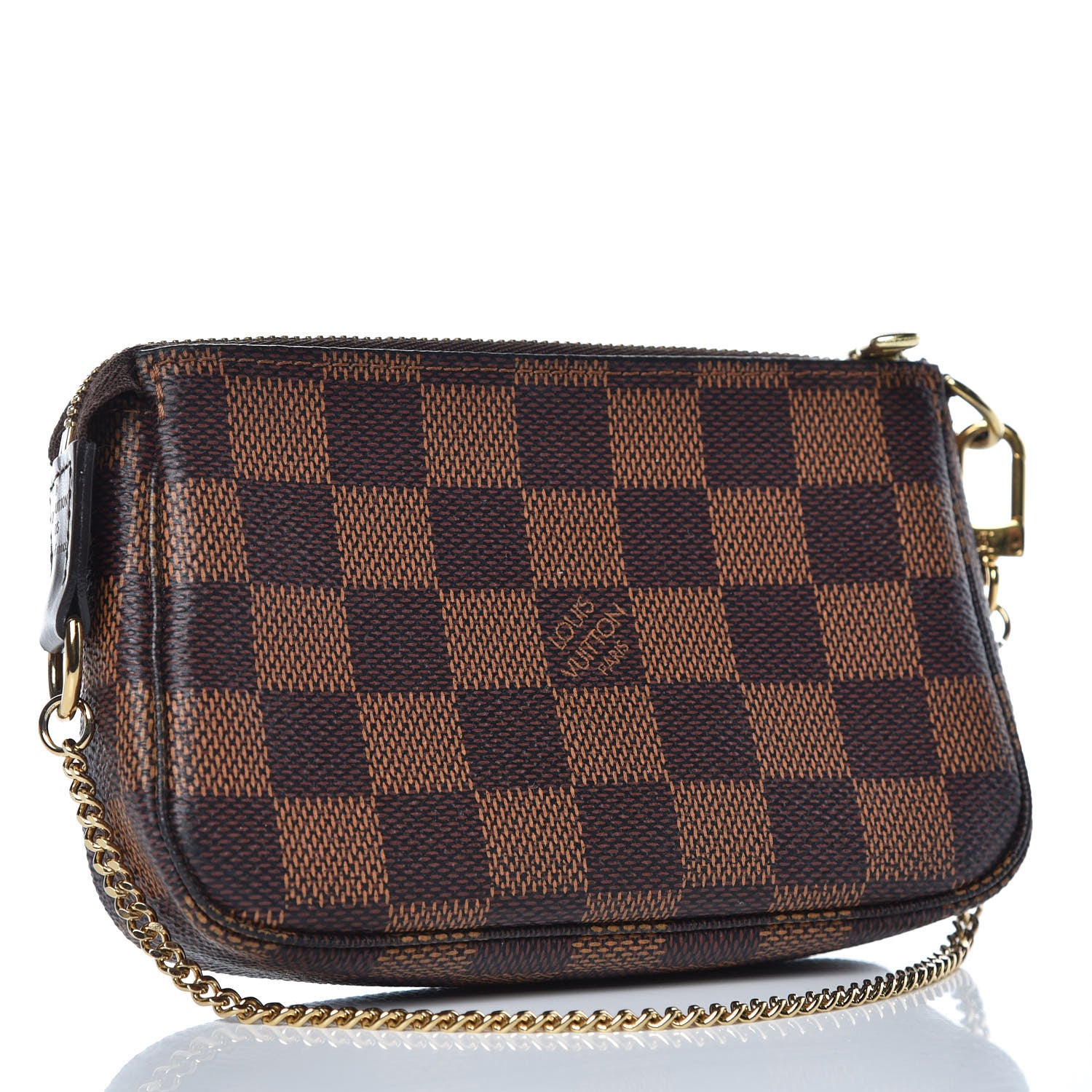 Louis Vuitton Damier Ebene Mini Pochette Accessories 3 of 8